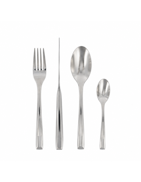Gamme de 4 couverts en inox à pose verticale controversée QD3536 – ALIA CHR