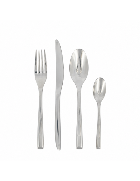 Gamme de 4 couverts en inox à pose verticale controversée QD3536 – ALIA CHR