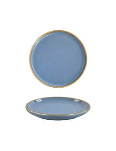 Assiette entremet bord haut filet or 22 cm Réf : 24454