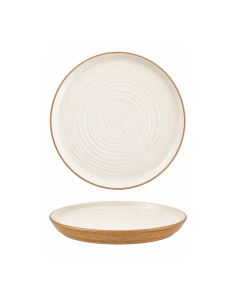 Assiette plate à émaux réactifs 26 cm – Réf : K1K025
