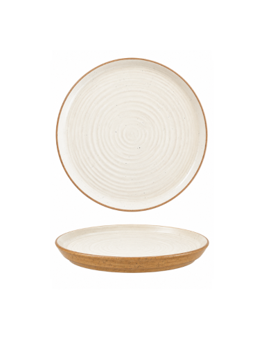 Assiette plate à émaux réactifs 26 cm – Réf : K1K025
