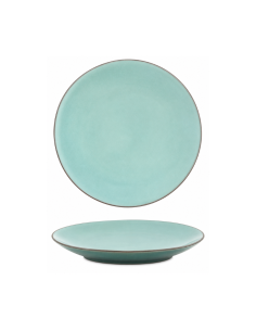 Assiette plate turquoise 27,5 cm – Réf : K1N605