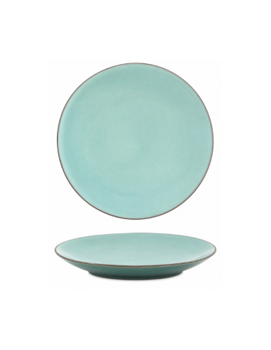 Assiette plate turquoise 27,5 cm –...