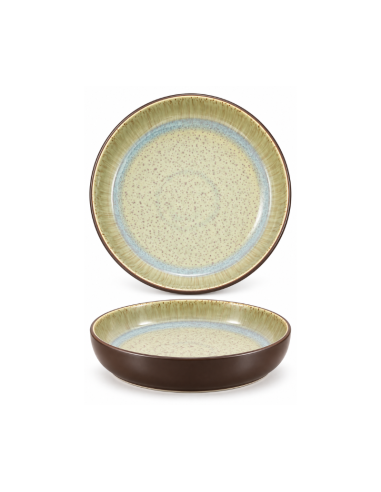 Assiette creuse bord haut 22 cm – Réf : K1J156