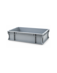 Bac de rangement Euronorm gris 40 × 30 × 12 cm – Réf : E4312 2