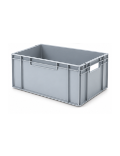 Bac de rangement Euronorm gris 60 × 40 × 32 cm – Réf. E6432