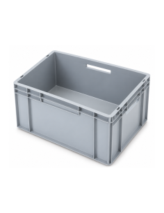 Bac de rangement Euronorm gris 60 × 40 × 32 cm – Réf. E6432 2