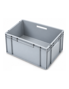 Bac de rangement Euronorm gris 60 × 40 × 40 cm – Réf : E6440 2