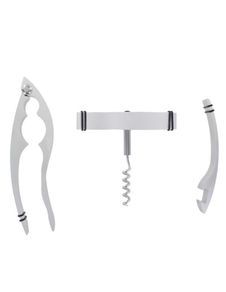 Set de 3 - Tire-bouchon / Casse-noix / Décapsuleur