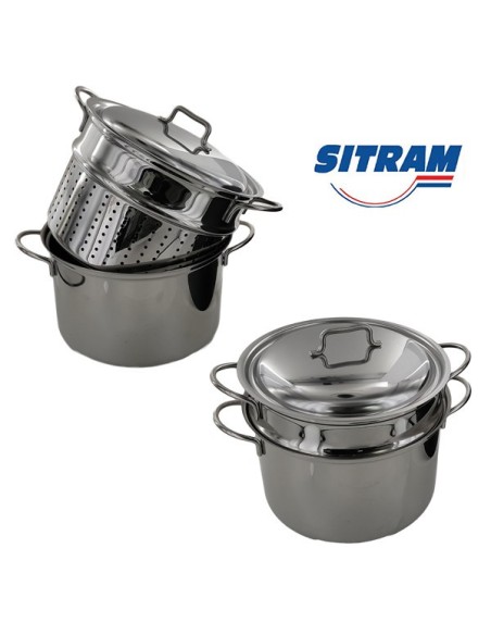 Cuiseur à pâtes INOX 24 cm SITRAM