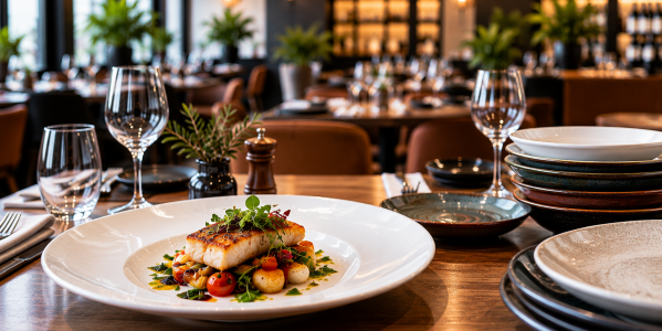 Vaisselle blanche ou colorée : que choisir pour son restaurant ?