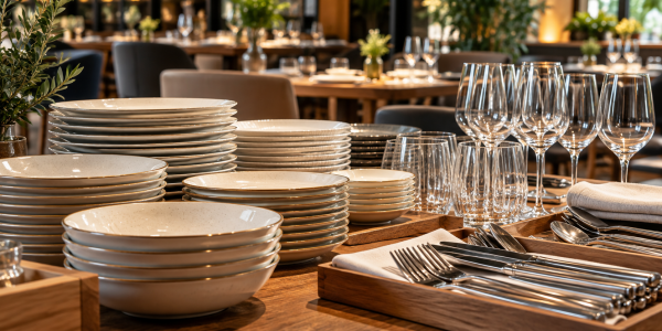 Quand faut-il renouveler la vaisselle, les verres et les couverts d’un restaurant ?