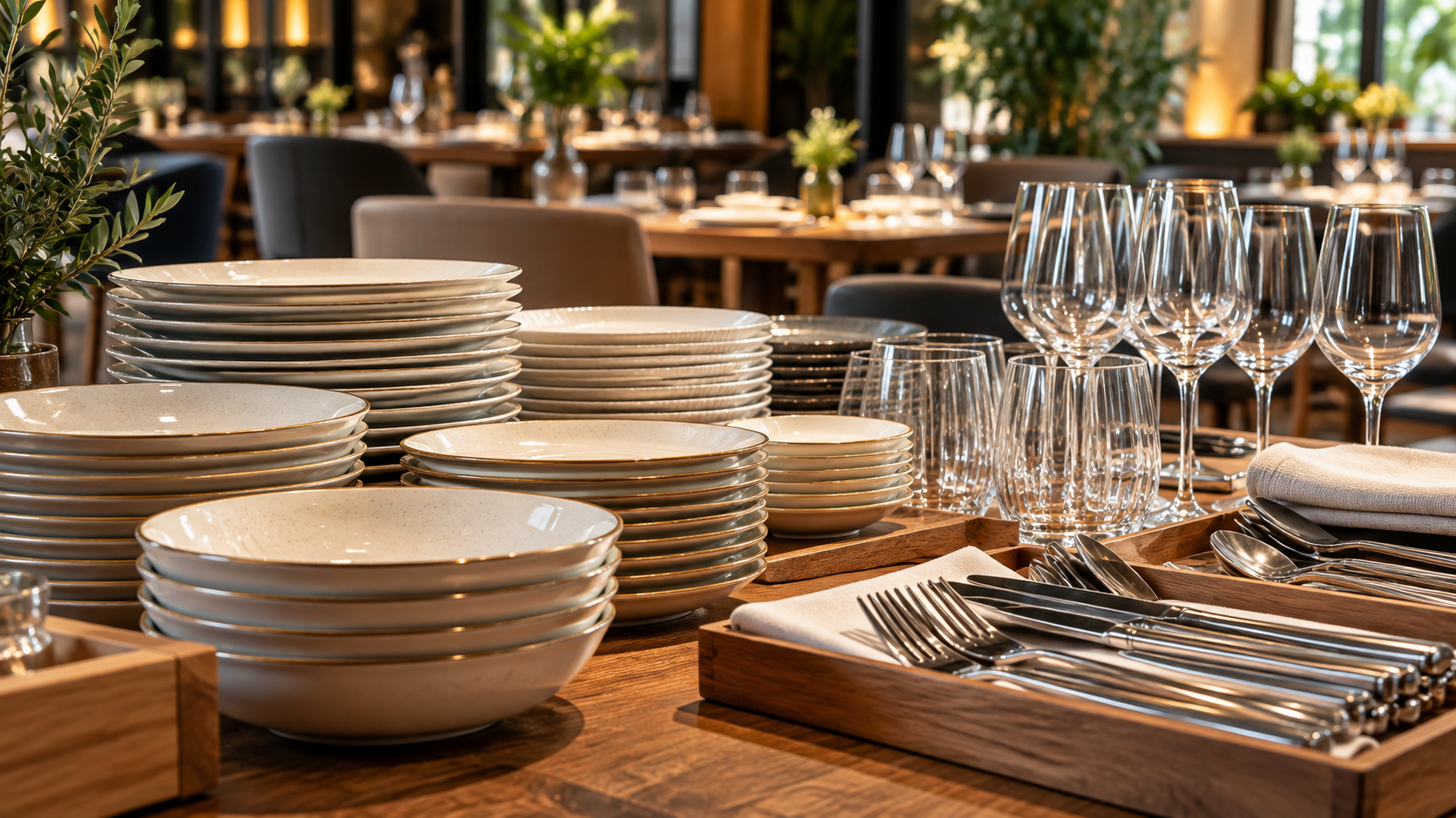 Quand faut-il renouveler la vaisselle, les verres et les couverts d’un restaurant ?
