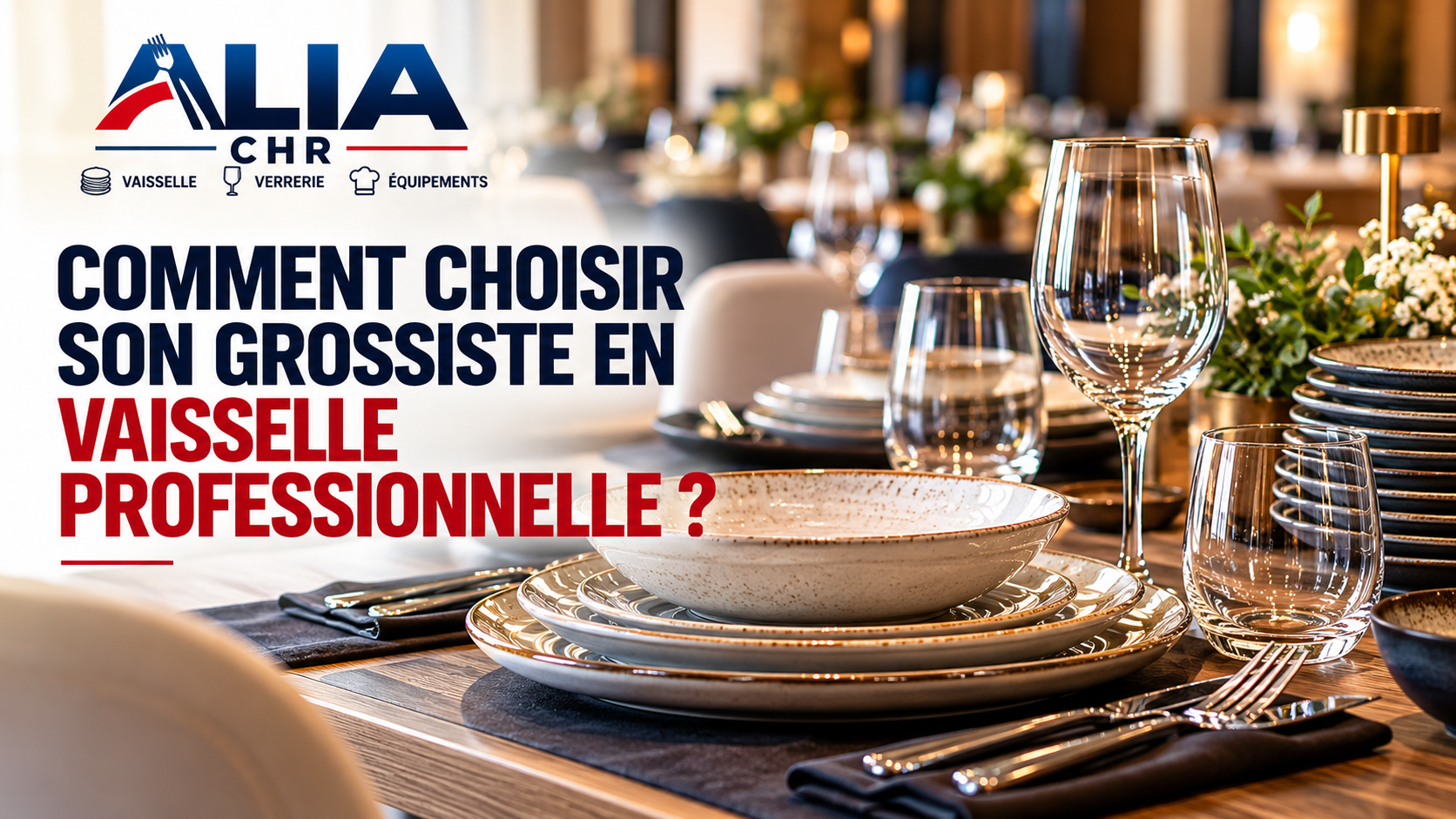 Comment choisir son grossiste en vaisselle professionnelle ?